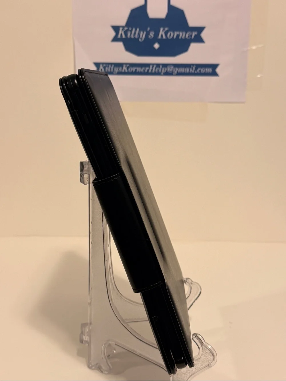 NWOT CoBak Black Premium PU Leather case for Kindle Scribe 3rd Generation